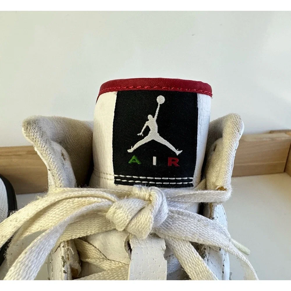 Nike Air Jordan 1 Retro Cinco De Mayo Mens White 2009 Sneaker 136065-107 Size 12